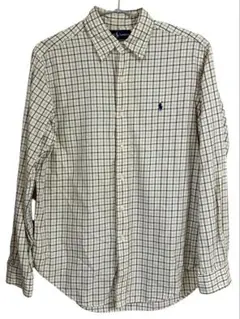 古着　Ralph Lauren ラルフローレン チェックシャツ 長袖 M