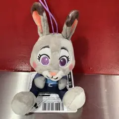 ラウンドワン限定　ズートピア2 むにゃすやマスコット　ジュディ