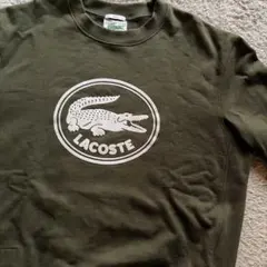 LACOSTE オリーブ unisexトレーナー Lサイズ