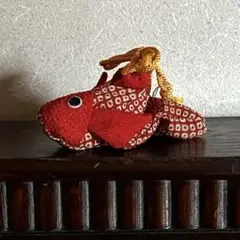 ちりめん細工 金魚 金魚袋 香袋 匂い袋 民藝 民芸品