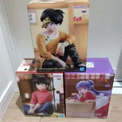 らんま1/2 早乙女乱馬・響良牙・シャンプー 3点セット