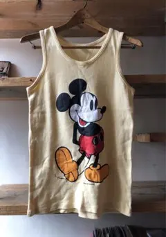 80's ミッキーマウス タンクトップ Mサイズ USA製
