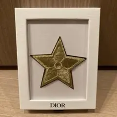 DIOR 星　金色刺繍　ピンバッジ ノベルティ　ディオール