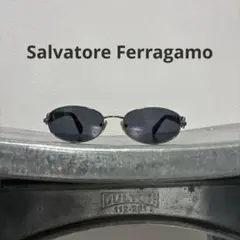 Salvatore Ferragamo フェラガモサングラス　ベッコウ柄　Y2Kのサムネイル