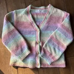 H&M パステルカラー ニットカーディガン
