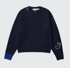 タグ付き新品　アニヤハインドマーチ　プレミアムラムクルーネックセーター　2023