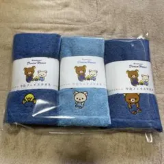新品【デニムハウス倉敷限定】フェイスタオルリラックマ&コリラックマ&キイロイトリ