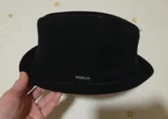 KANGOL ブラック フェルトハット XLサイズ