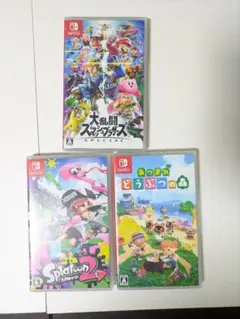 大乱闘スマッシュブラザーズ SP Splatoon2 あつまれ どうぶつの森