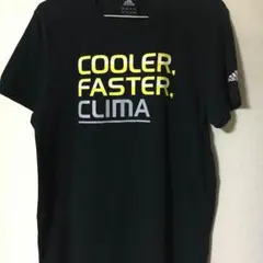 ⭐︎値下げました！アディダスの男女兼用ペイント英文字入りTシャツ 黒 L