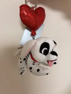 ディズニーストア　101匹わんちゃん　ぬいぐるみキーホルダー　Balloon