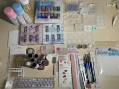 宝石の雫　着色剤・モールド・ネイル用品　セット　まとめ売り