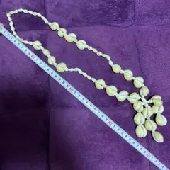 貝殻のネックレス　ハワイお土産　ウェルカムレイ