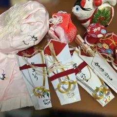 伝統的なご祝儀袋セットお宮参り女の子様