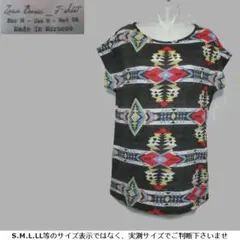 m19386★ZARA★綿100％チュニックアンデス風柄