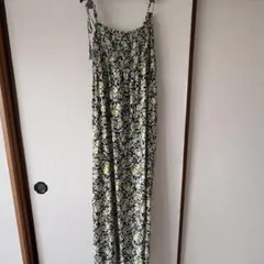 UNIQLO ユニクロ ボタニカル花柄 キャミワンピース Lサイズ