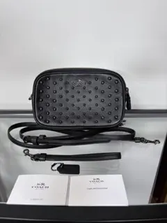 本日限り期間限定セール 美品 COACH コーチ レザー ショルダー ブラック