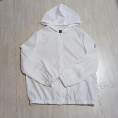 SHEIN フード付きホワイトパーカー