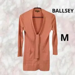 BALLSEY ピンク ロングカーディガンＭ