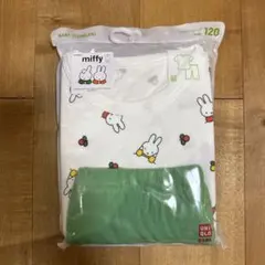 新品｜ ユニクロ 半袖 パジャマ ミッフィー グリーン 120