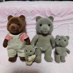 シルバニアファミリー 初期クマのセット