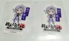 終末のワルキューレ 企画展 郵政博物館 ハデス アクスタ ステッカー 缶