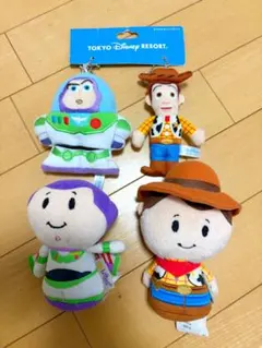 トイストーリーぬいぐるみバッチセット