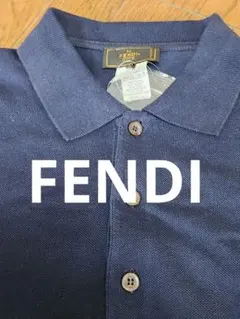 FENDI UOMO ポロシャツ ネイビー 46のサムネイル