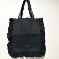 JILL by JILL STUART フリルトートバッグ ブラック
