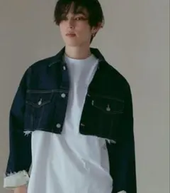 EDWIN×ETRETOKYO COREショートトラッカーデニムジャケット