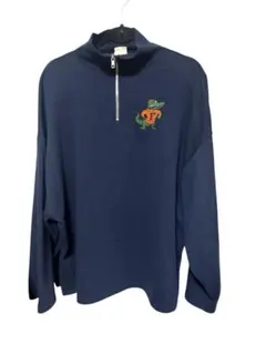 フロリダ・ゲイターズ　クオータージップスウェットシャツ ネイビー ハーフジップ