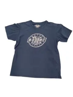 USA製 ハーレーダビットソン Tシャツ ネイビー レディース メンズ 古着