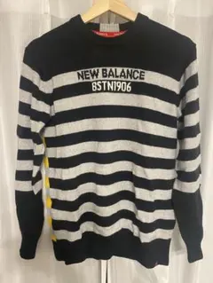【美品】NEW BALANCE ボーダー セーター