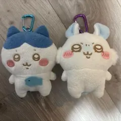 ちいかわ カラビナ付きがま口ポーチ ハチワレ モモンガ