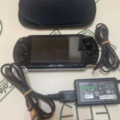 SONY PSP 本体 ケース付き 充電器 モンハン2gカセット付き - メルカリ