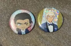 名探偵コナン✕東京スカイツリー煌きの 青天塔缶バッジ大和敢助　コナン展　安室透