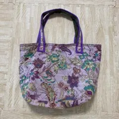 トートバッグ リバーシブル 花柄