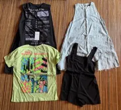 ZARA ザラ　夏服　レディース　ワンピース　Tシャツ　４点まとめ売り