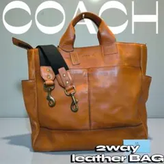 美品✨COACH 2way レザーバッグ ブリーカー ユーティリティ トート