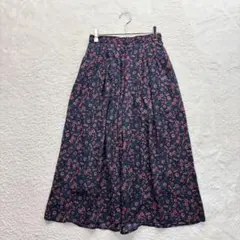 アースミュージック＆エコロジー/F/紺/花柄/スカーチョ/ガウチョパンツ