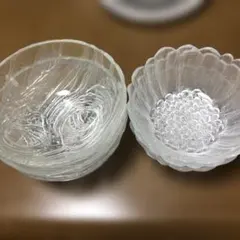 昭和レトロ 曽我ガラス ガラスボウル 小鉢 6枚
