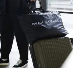 【新品】パッカブルトート ブラックDEAN&DELUCAディーン&デルーカ