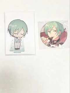 あんスタ 風早巽 アニカフェアクスタ＆缶バッジ