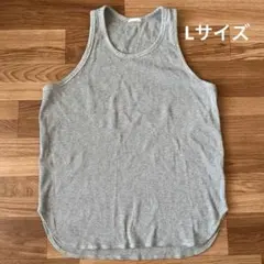 GU ワッフルロングタンクトップ