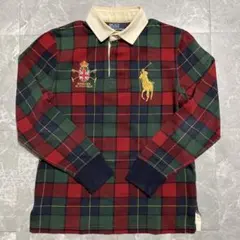 90s Polo Ralph Lauren ビッグポニー ポロシャツ チェック