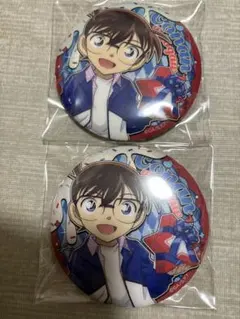 名探偵コナン　中国　gift 缶バッジ　コナン　2点