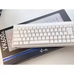 ELECOM VK600A ホワイト ラピットトリガー　ゲーミングキーボード
