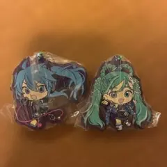初音ミク ラバーキーホルダー２個セット