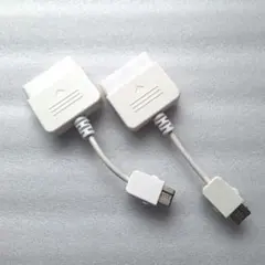 PS2コントローラーとWiiリモコンをつなぎWiiを操作　コンバーター2個セット