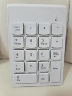 【ほぼ新品】ワイヤレステンキー　白